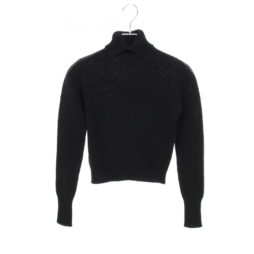 Prada Turtleneck Knit Wool Black #38 #282217P44B